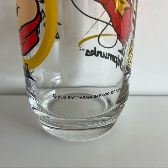Vintage 1985 Alvin of The Chipmunks Drinking Glass Bagdasarian Productions - Picture 5 of 8